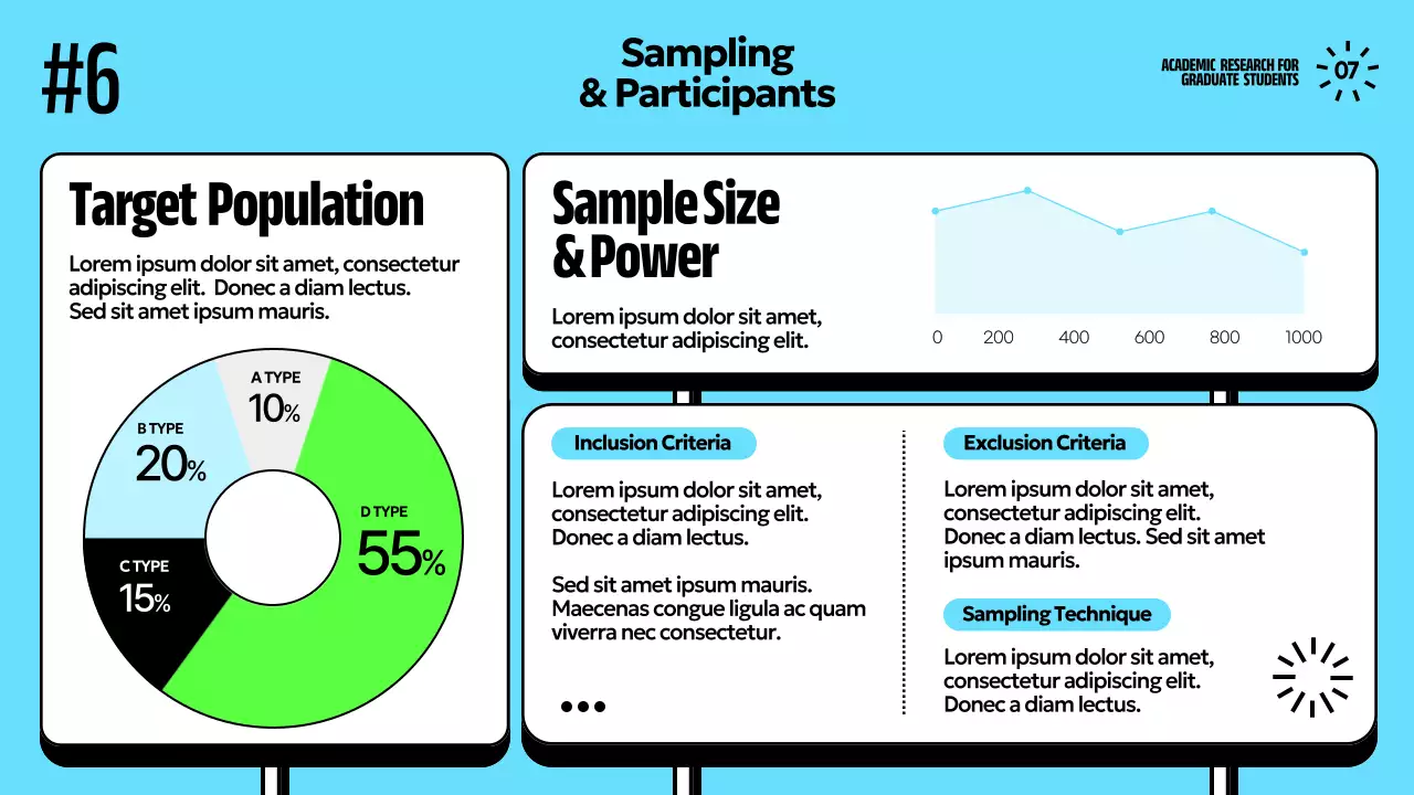 블루 코믹 리서치 프레젠테이션