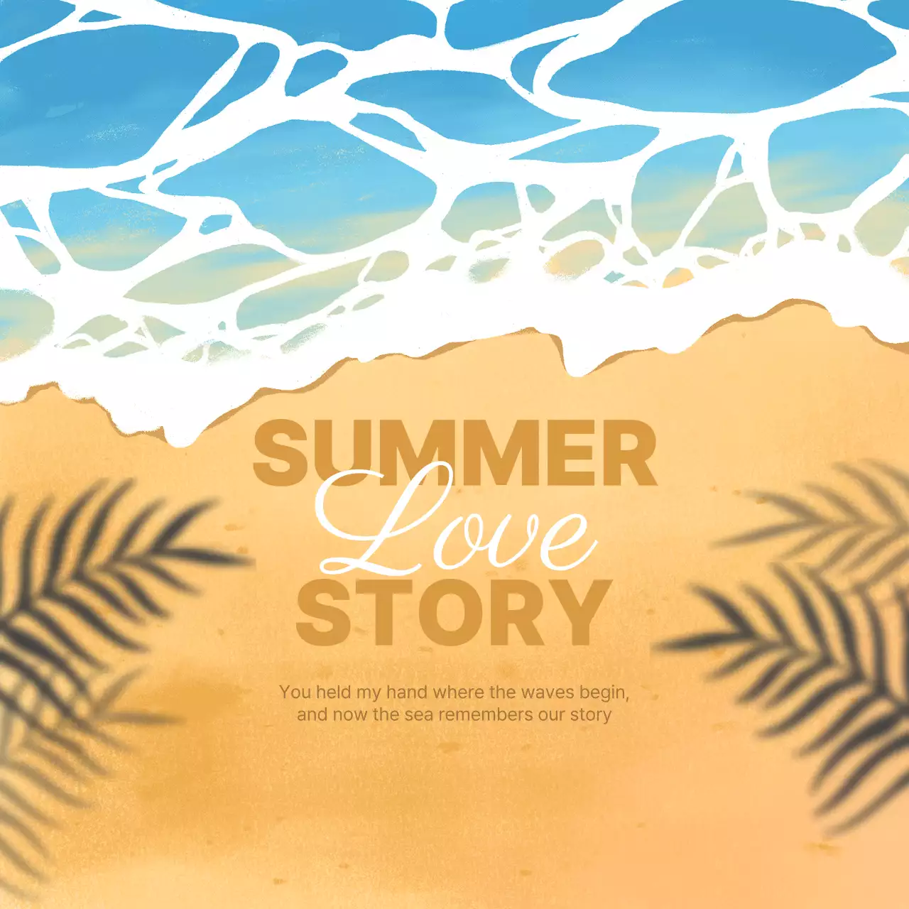 노랑 트로피칼 여름 이벤트