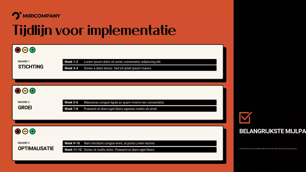 Oranje Moderne Marketing Promotie Presentatie