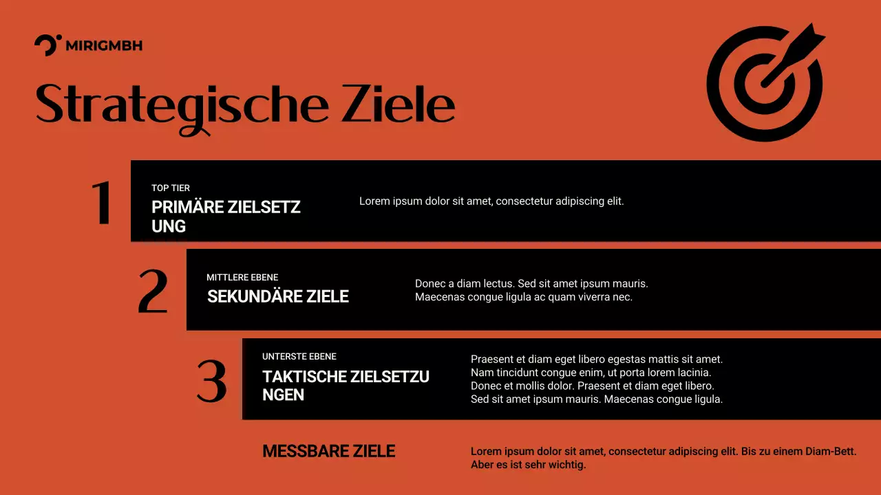 Orange Moderne Marketing-Promotion-Präsentation