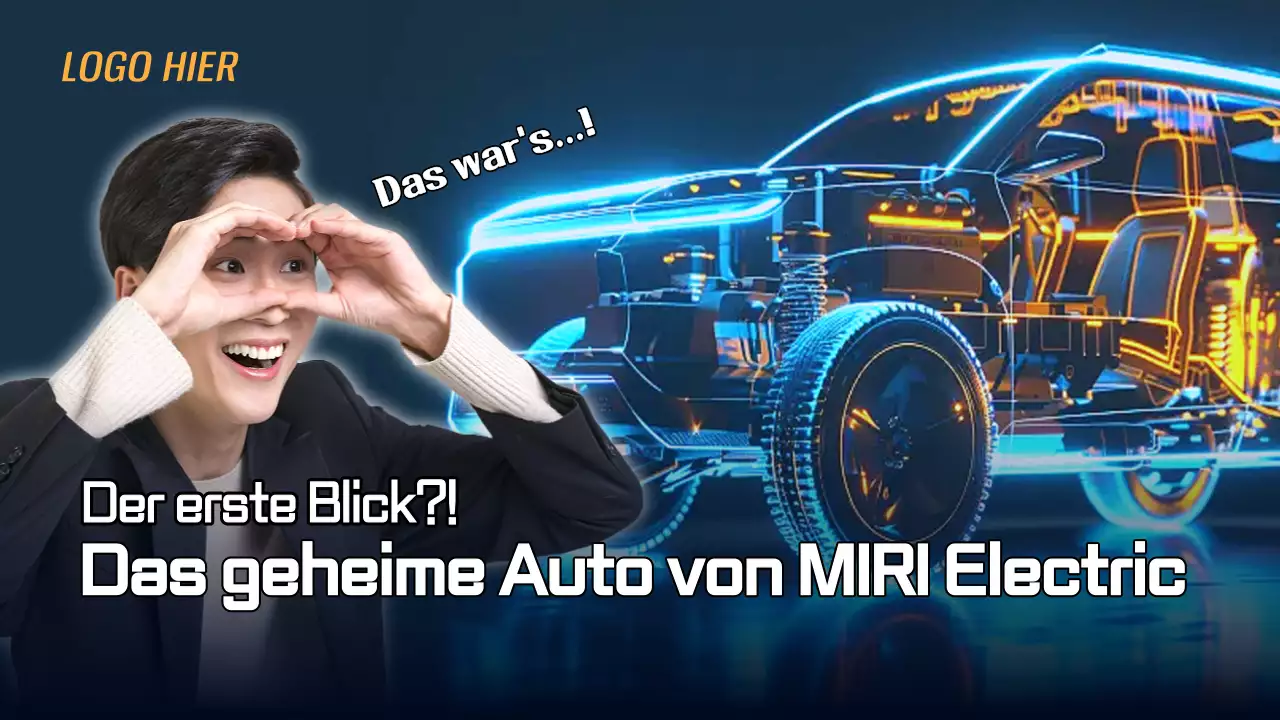 Blaue Cyber-Auto-Aktion