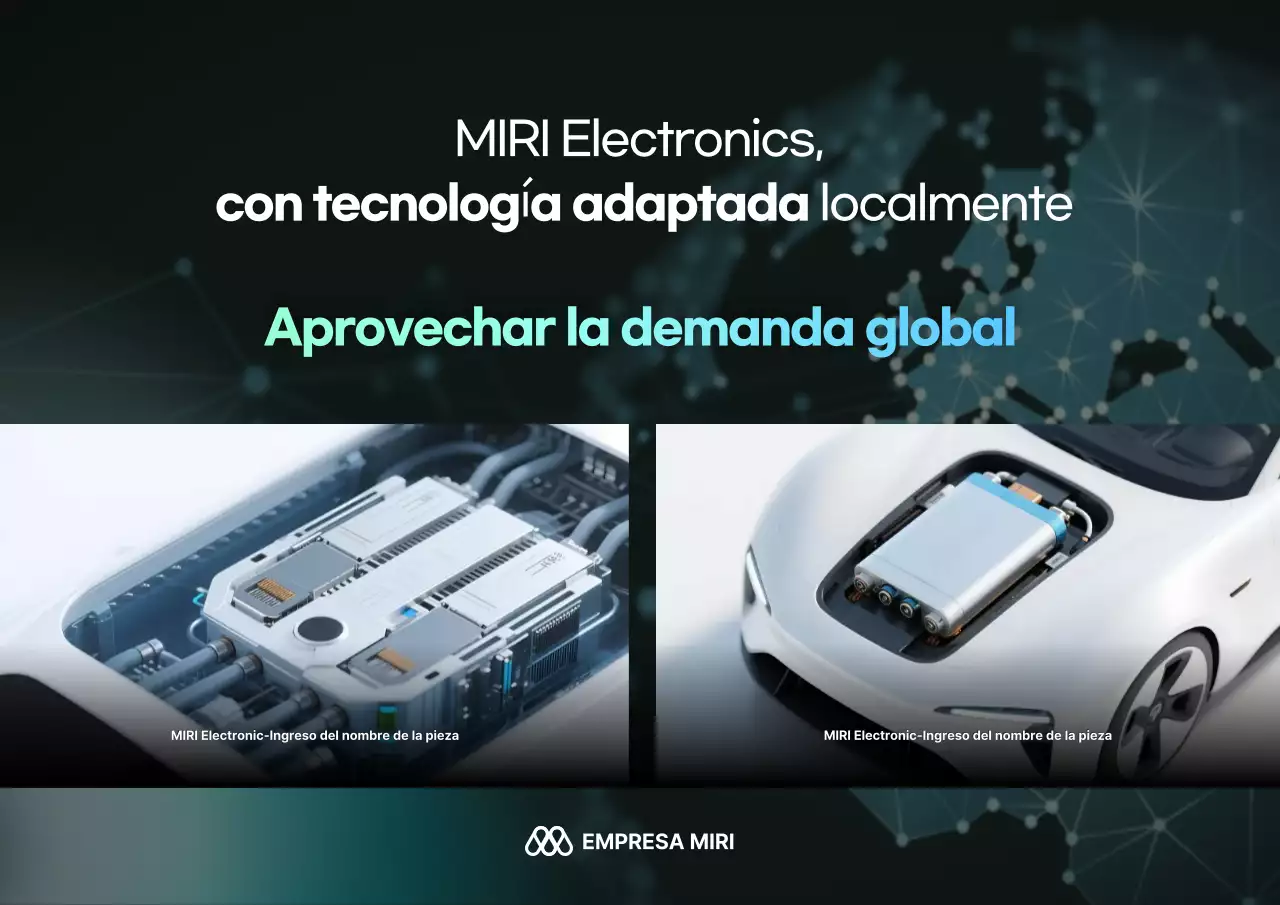 Promoción de tecnología moderna negra