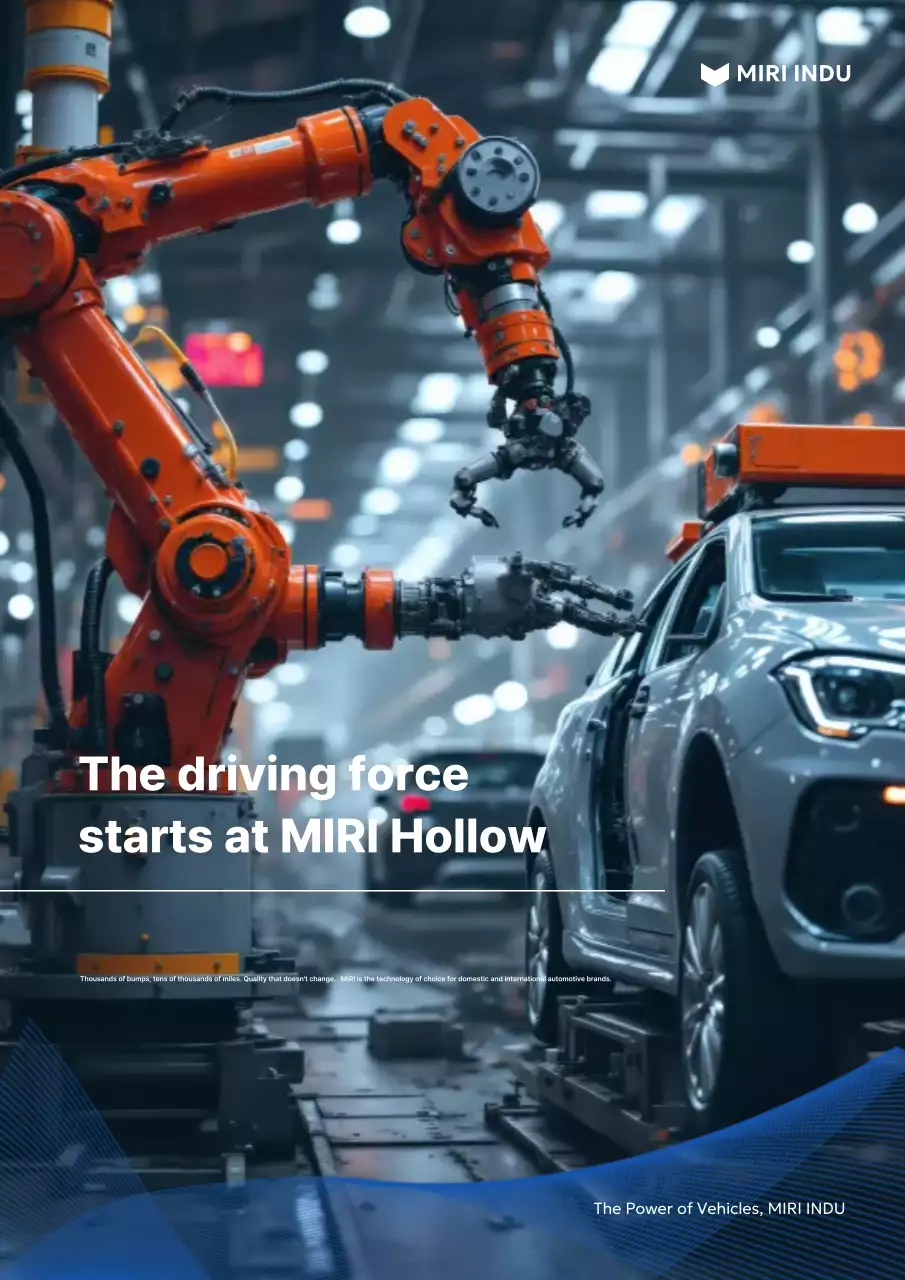 Quảng cáo sản xuất hiện đại màu cam