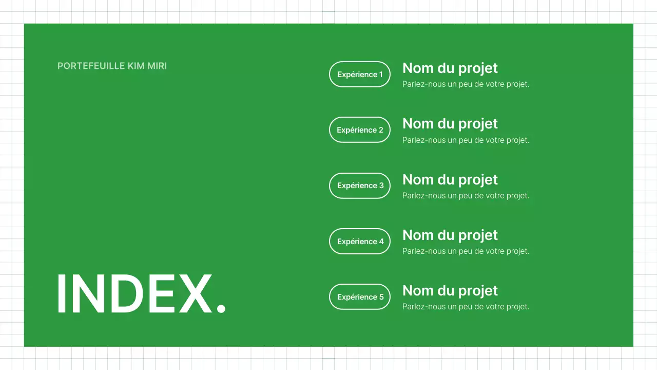 Carte de visite Green Clean Portfolio