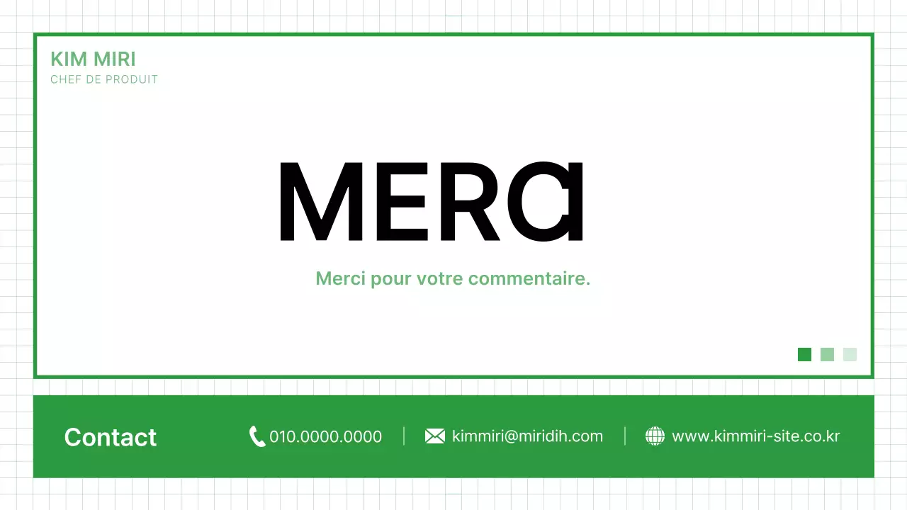 Carte de visite Green Clean Portfolio