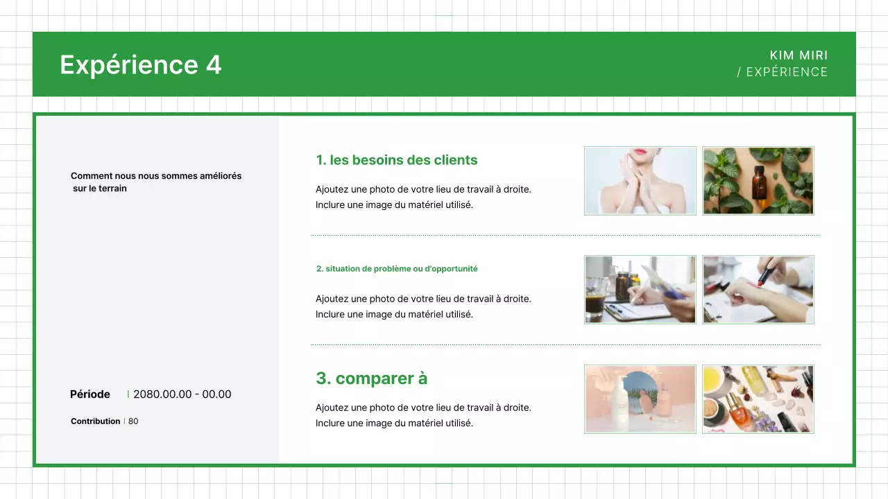 Carte de visite Green Clean Portfolio