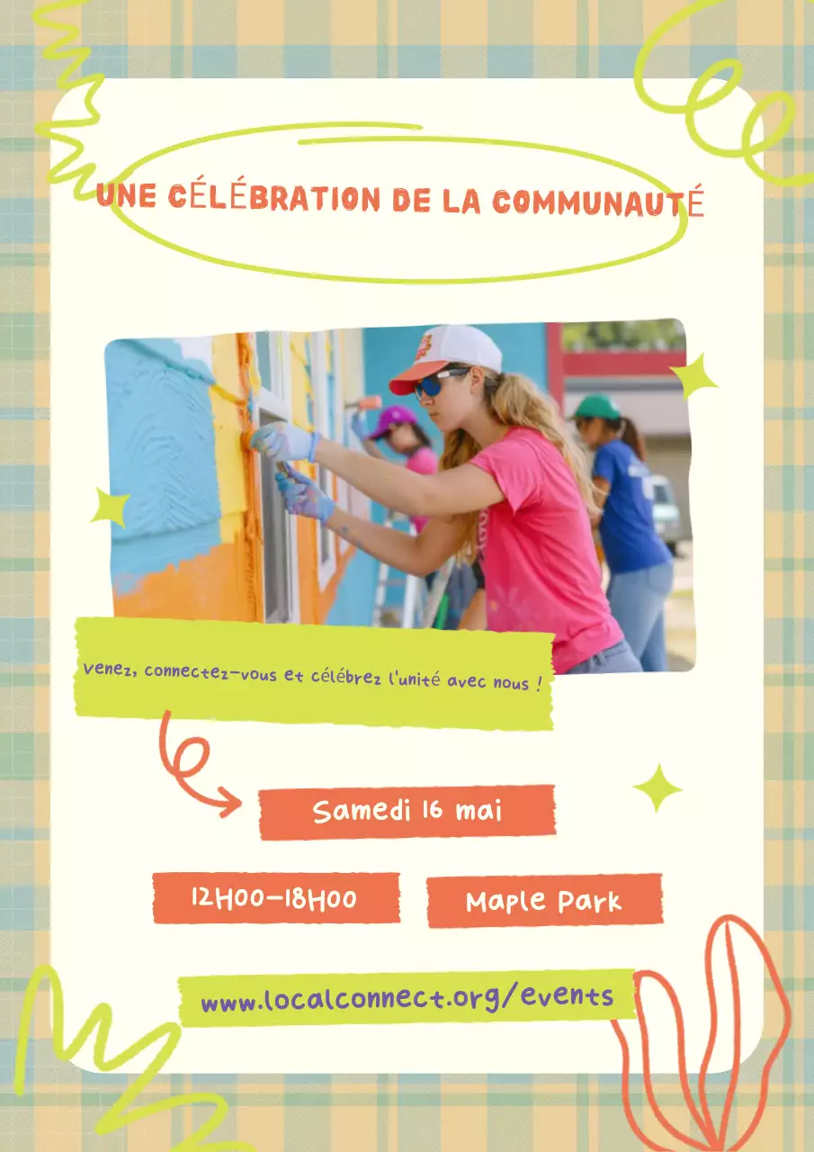 Affiche de l'événement communautaire Purple Modern