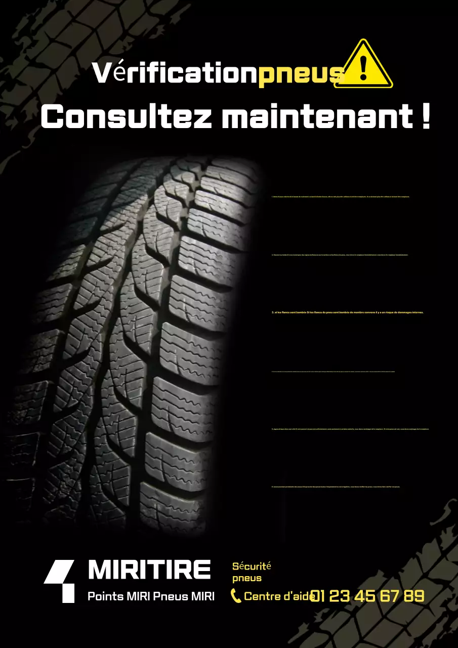 Consignes de sécurité pour le surlignage noir