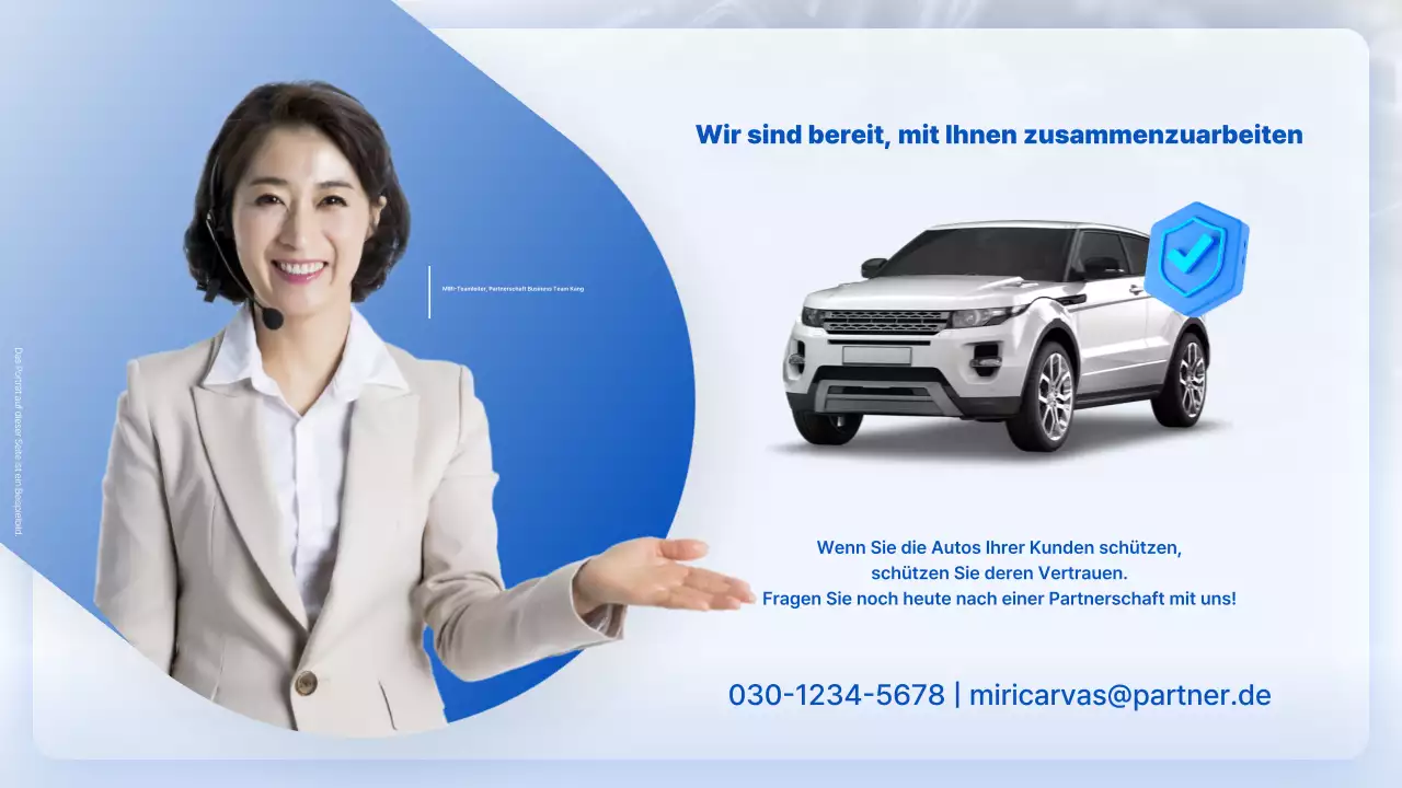 Blaue moderne Autoreparaturanzeige
