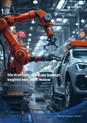 Orange Modern Manufacturing-Werbung