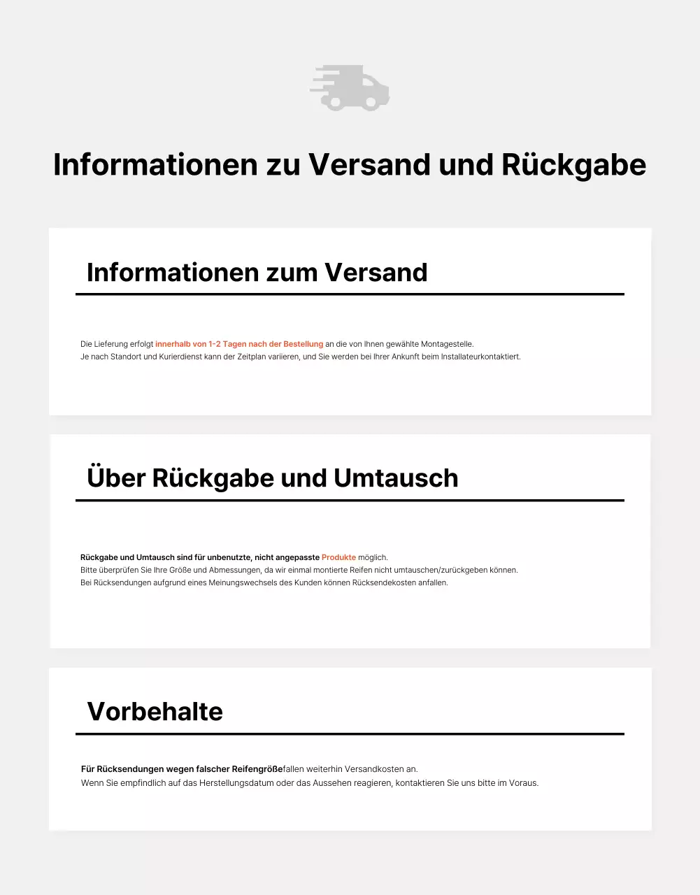 Schwarze moderne Autoreifenwerbung