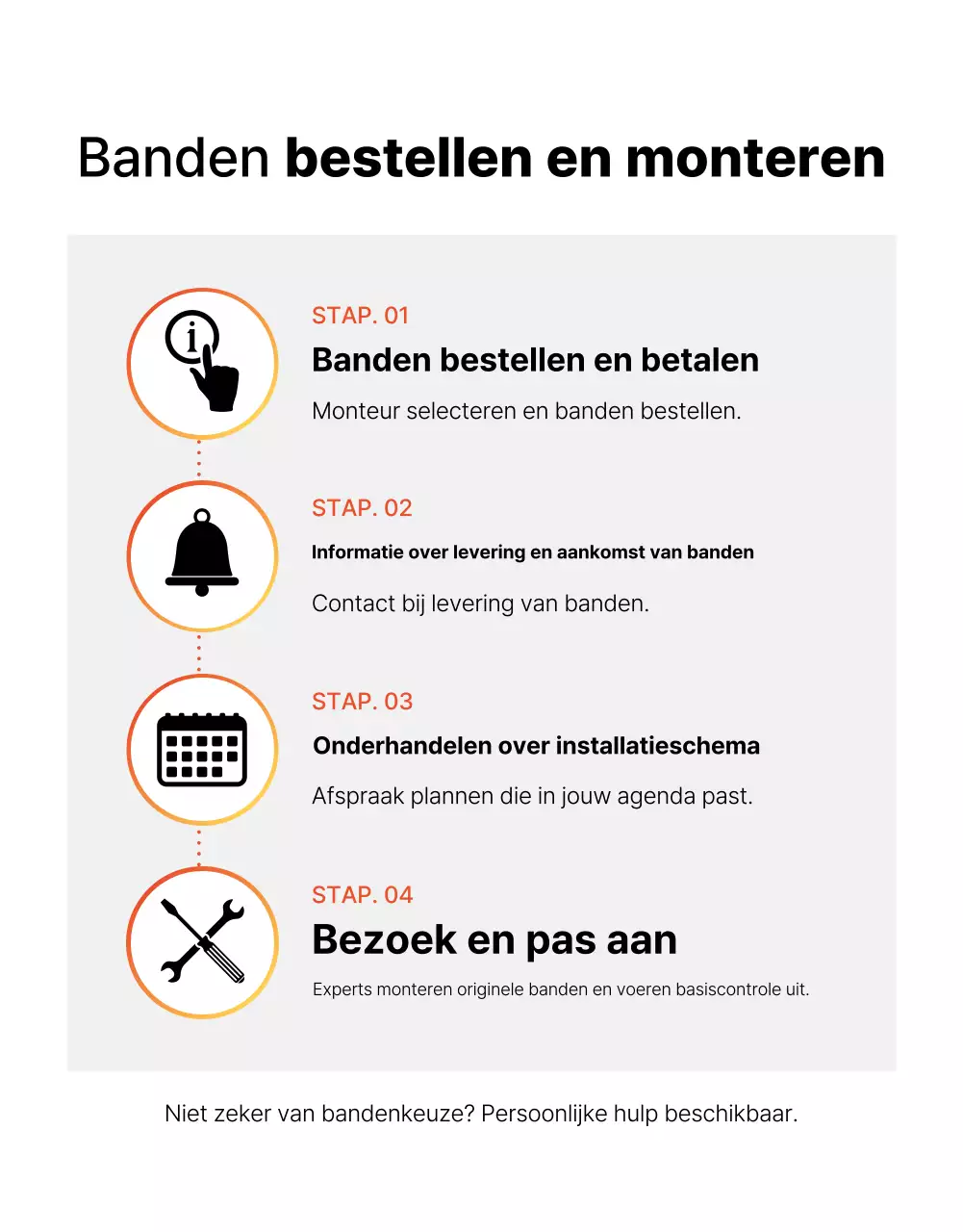 Advertentie voor zwarte moderne autobanden
