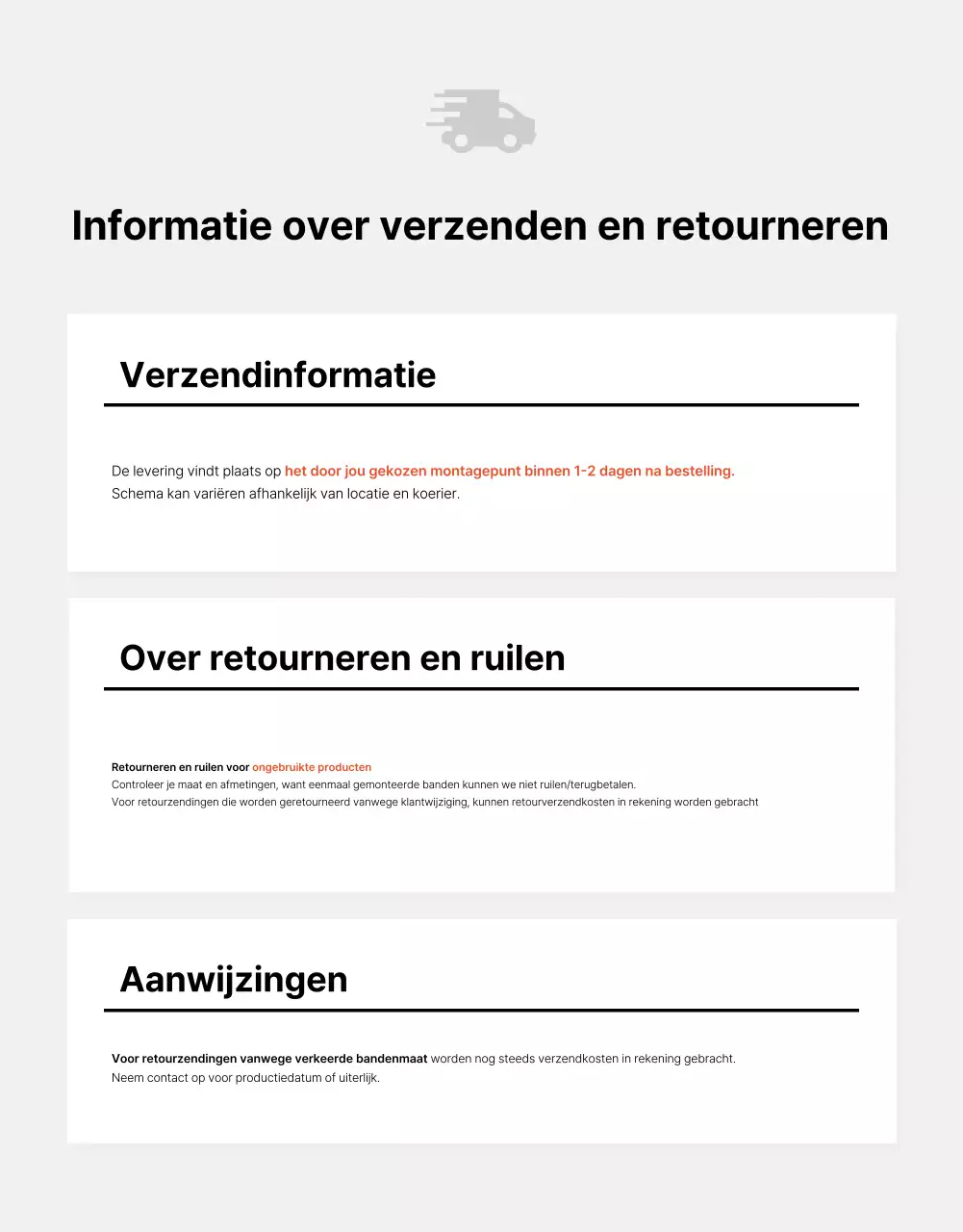 Advertentie voor zwarte moderne autobanden