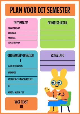 Poster van het lesprogramma