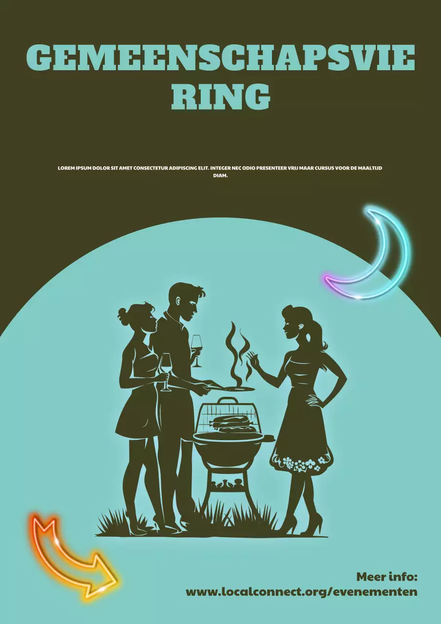 aankondiging van de oranje retro community