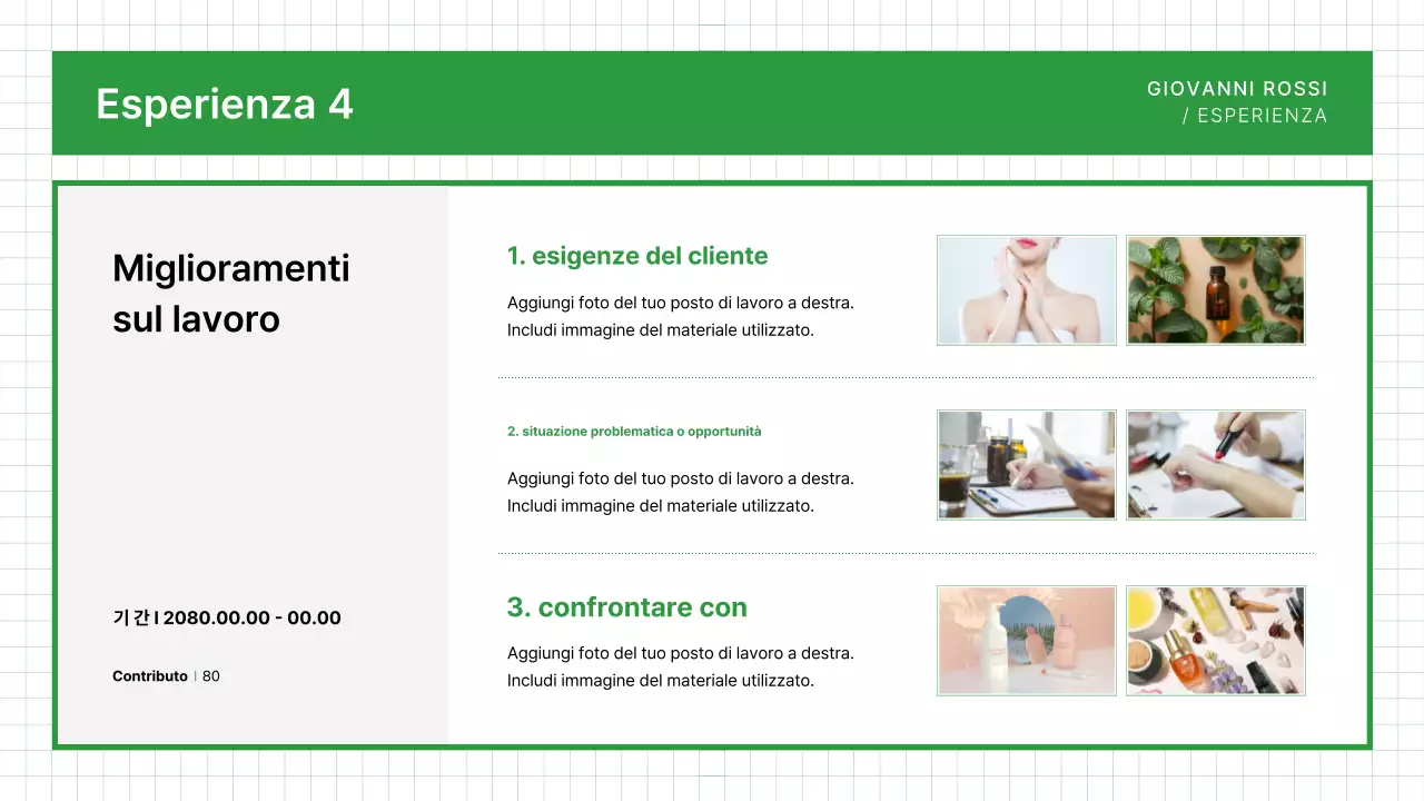 Biglietto da visita Green Clean Portfolio