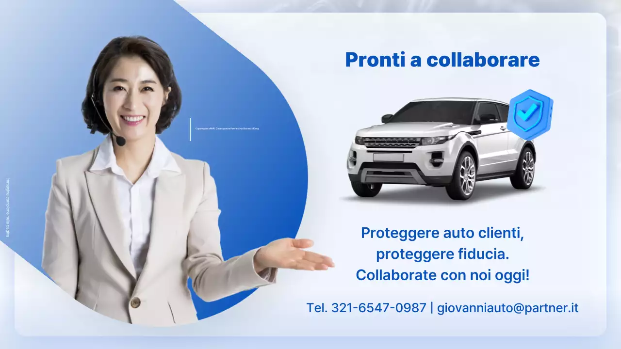 Pubblicità di Blue Modern Auto Repair