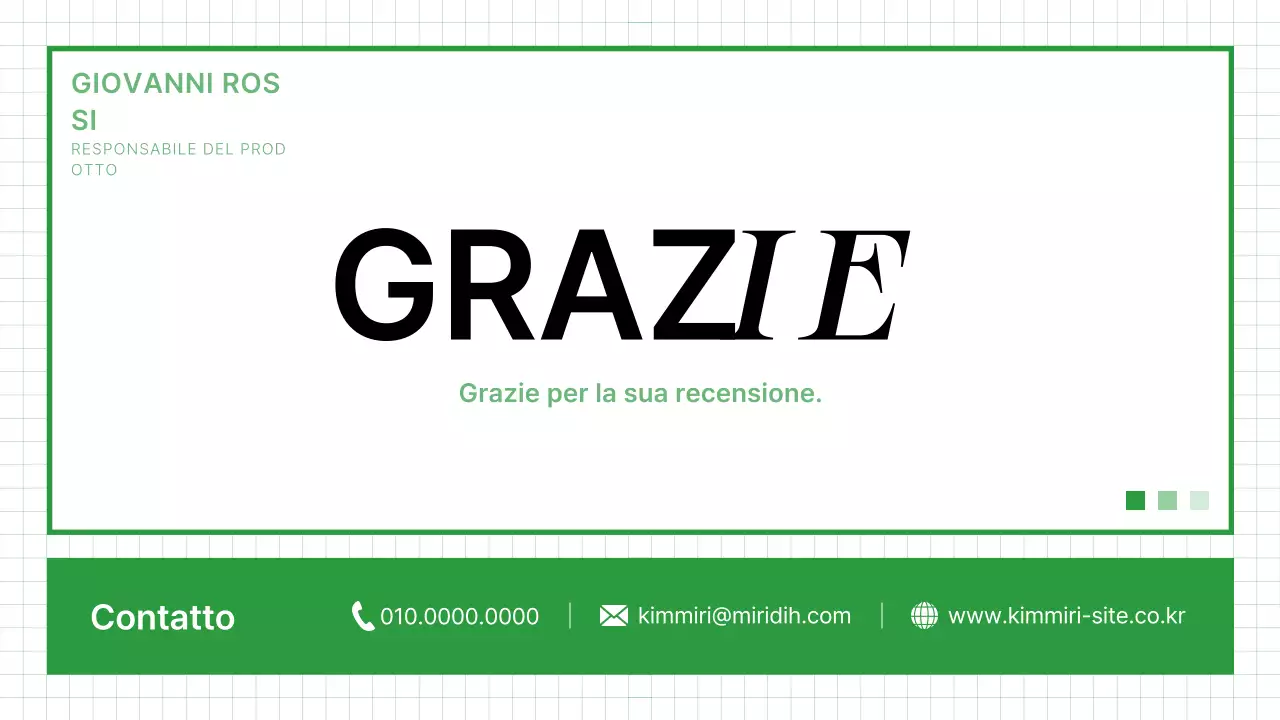 Biglietto da visita Green Clean Portfolio