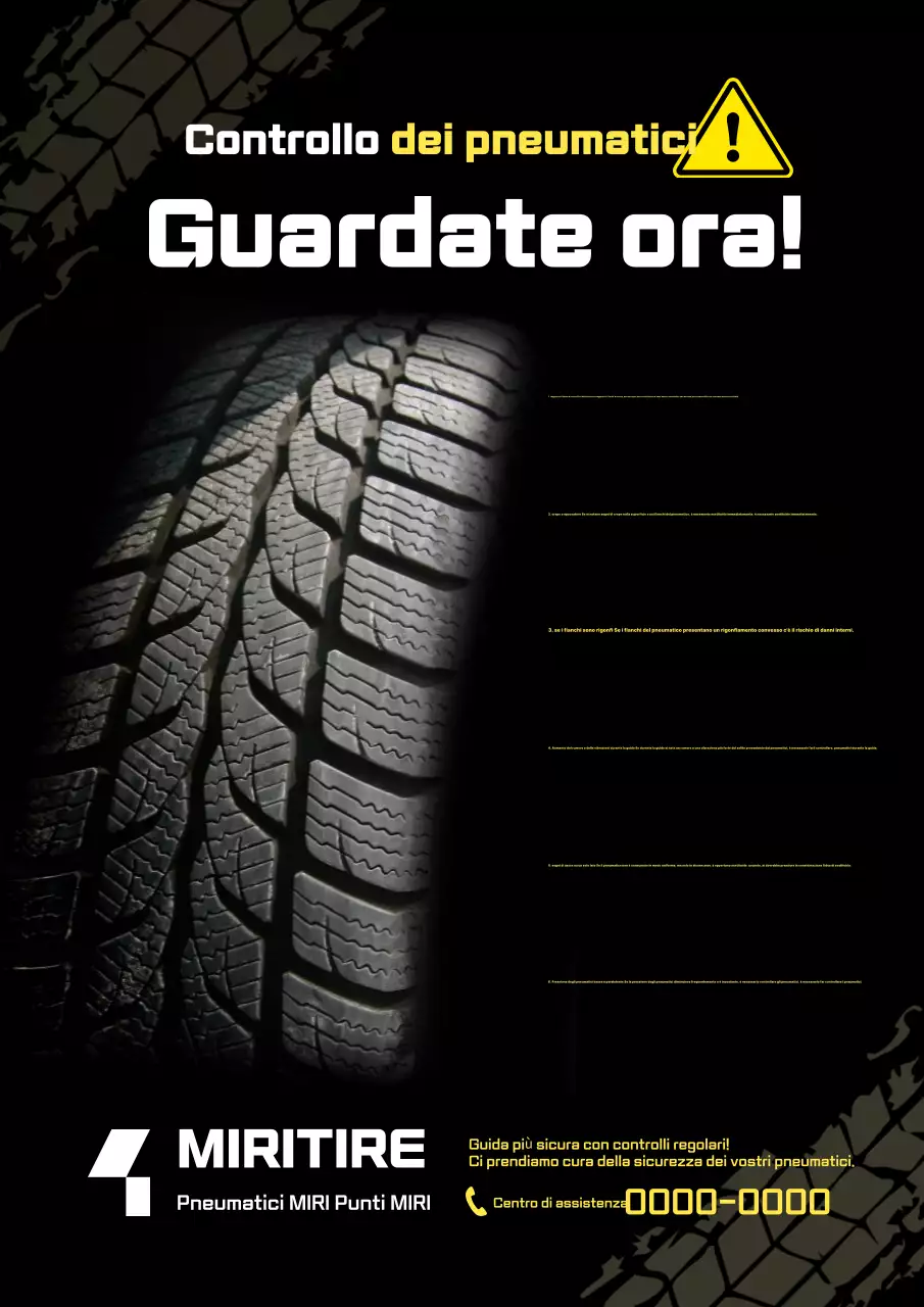 Istruzioni di sicurezza per l'evidenziazione nera