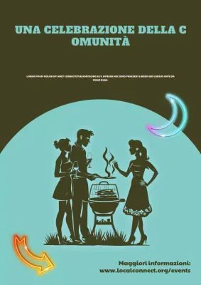 annuncio della comunità retrò arancione