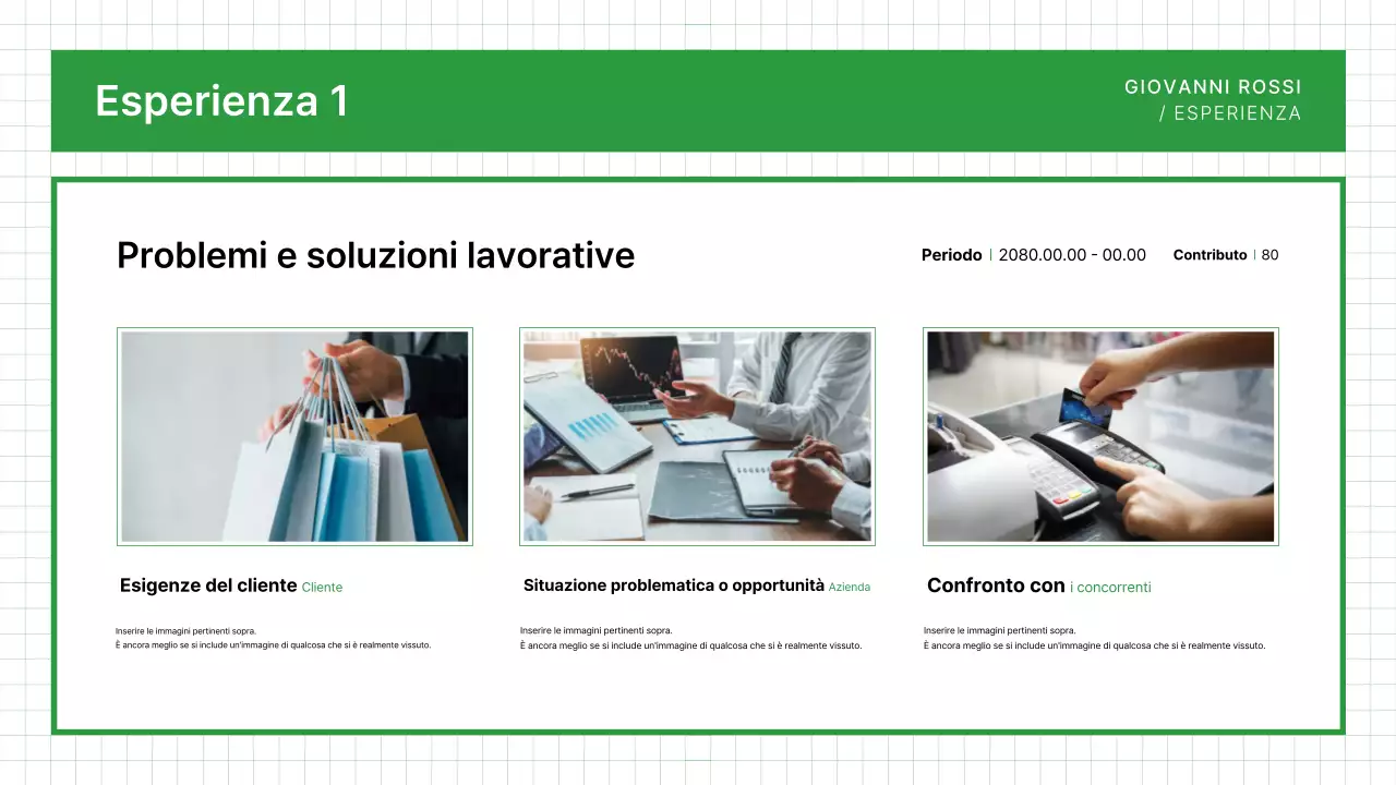 Biglietto da visita Green Clean Portfolio