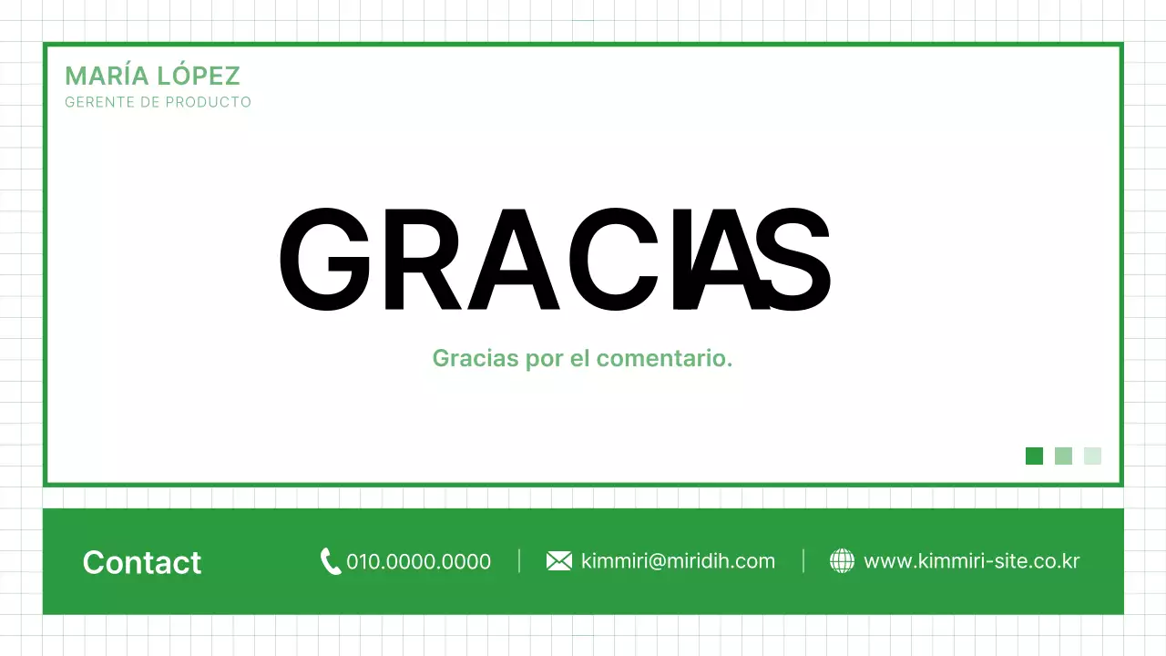 Tarjeta de presentación Green Clean Portfolio