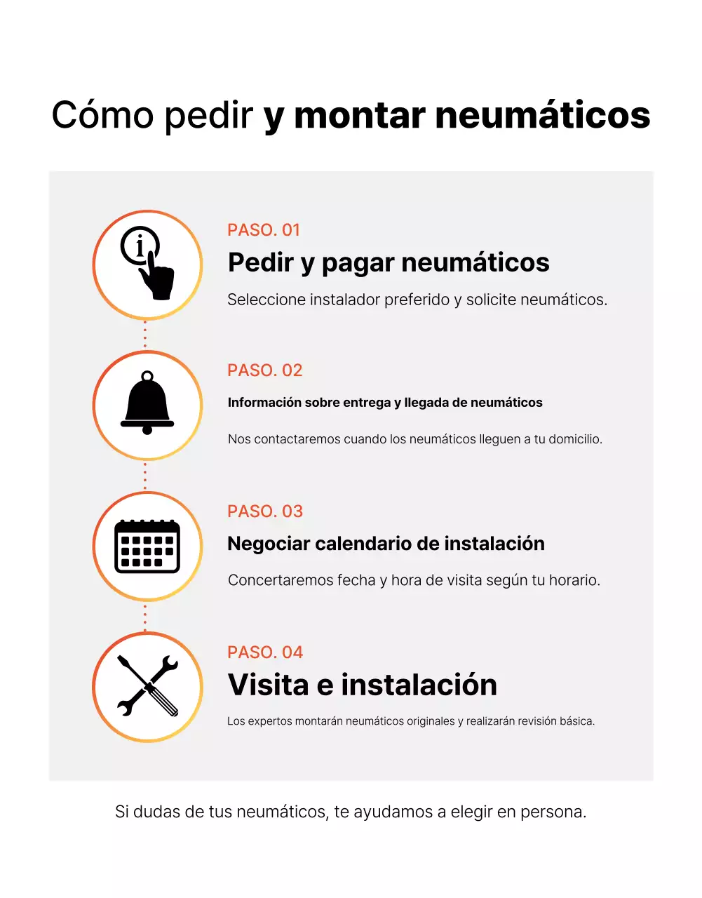 Anuncio de neumáticos de coche modernos de color negro