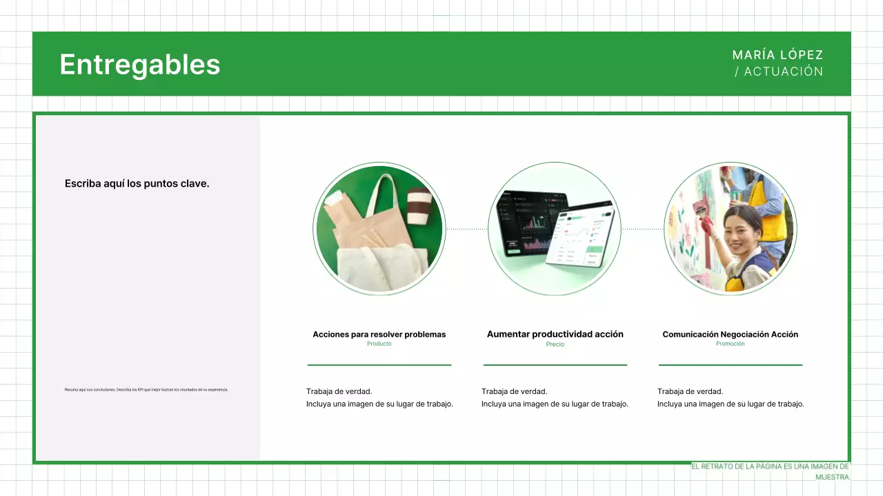 Tarjeta de presentación Green Clean Portfolio