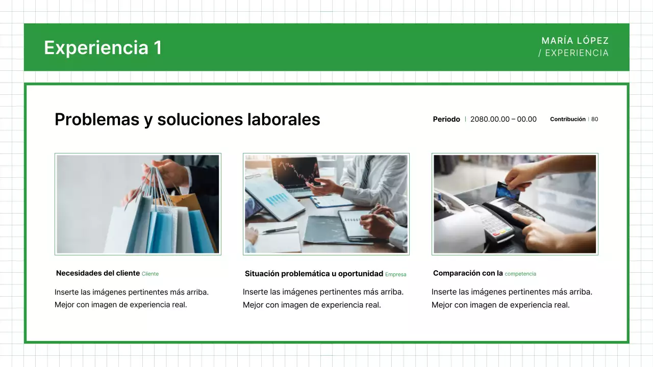 Tarjeta de presentación Green Clean Portfolio