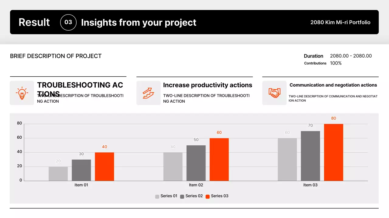 Apresentando o Portfólio Minimal Preto