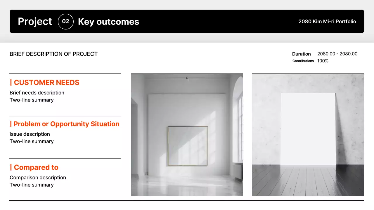 Apresentando o Portfólio Minimal Preto