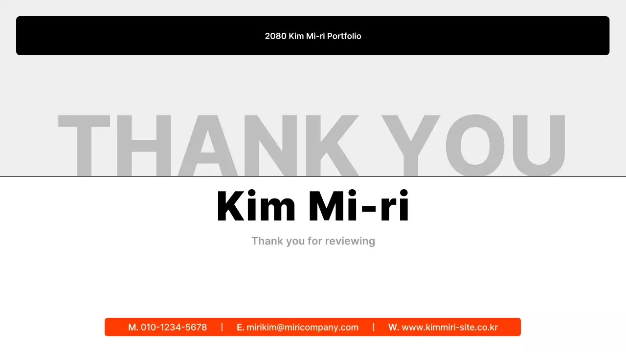 Apresentando o Portfólio Minimal Preto