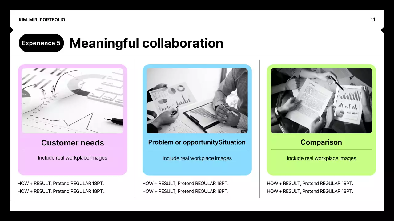 Portfólio Minimalista Preto