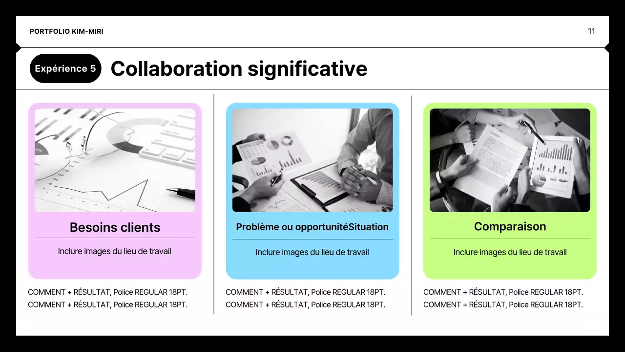Portefeuille minimaliste noir