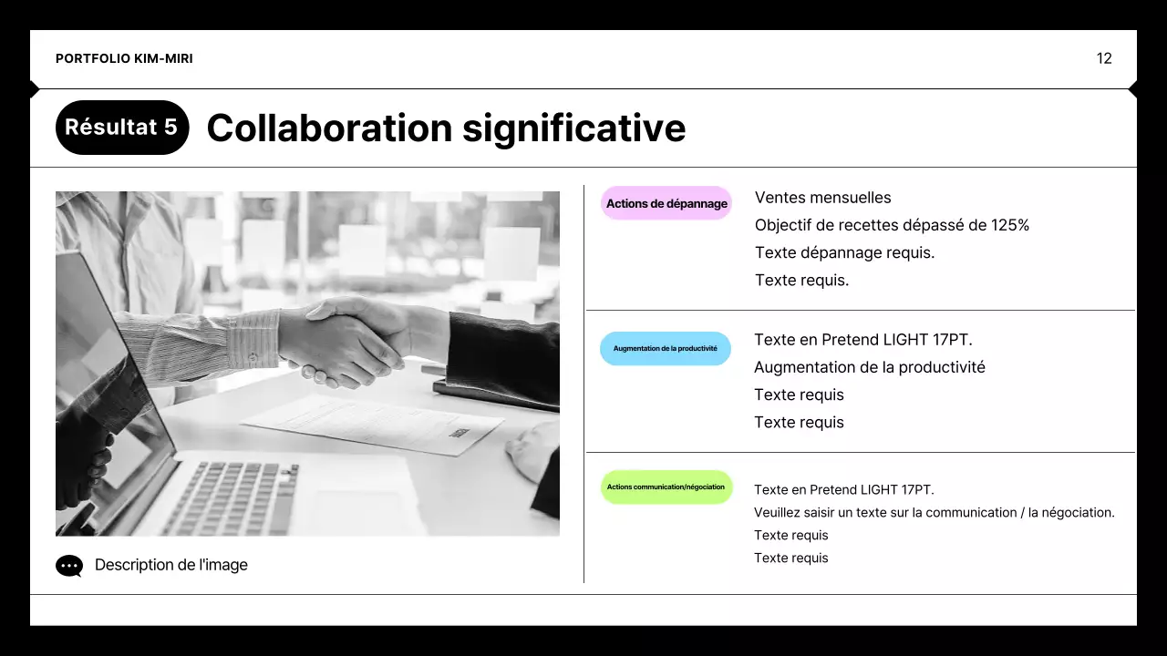Portefeuille minimaliste noir