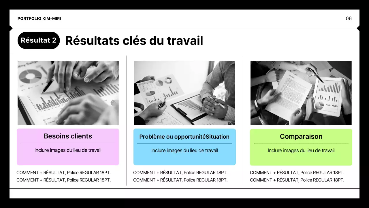 Portefeuille minimaliste noir