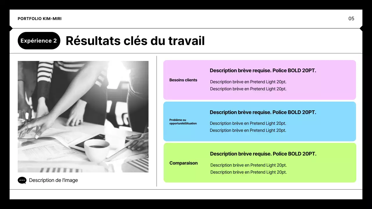 Portefeuille minimaliste noir