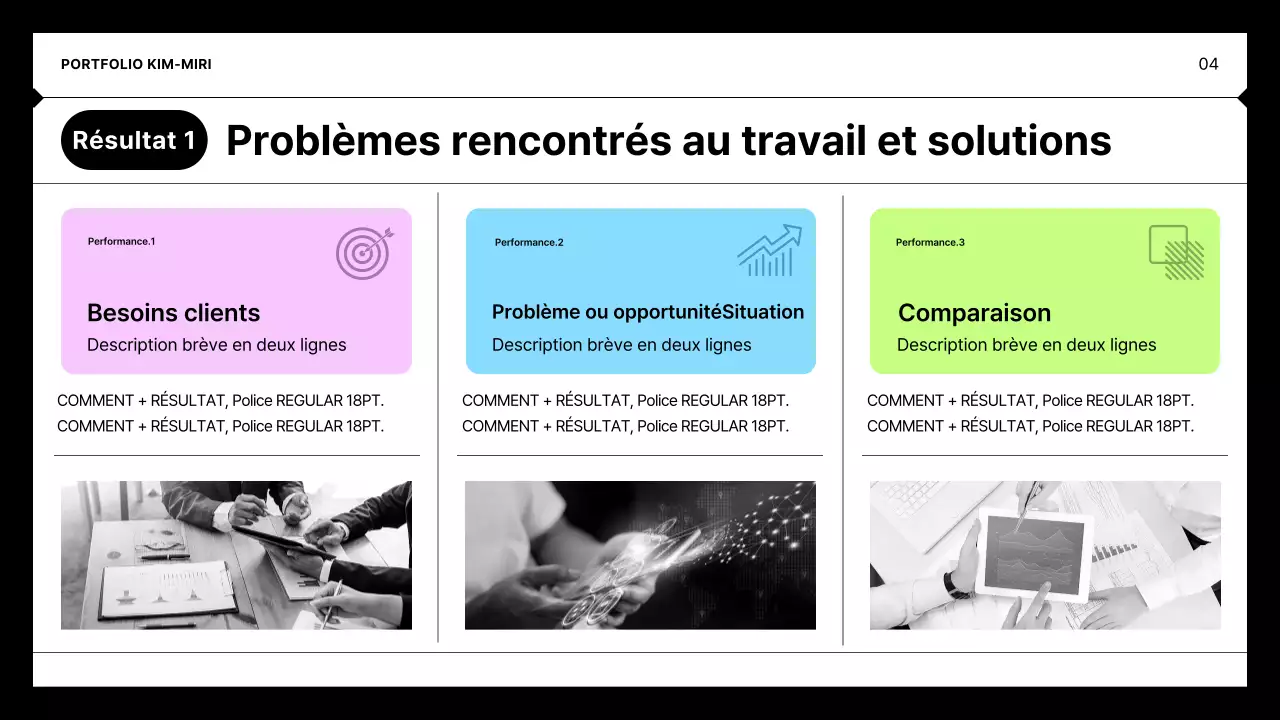 Portefeuille minimaliste noir