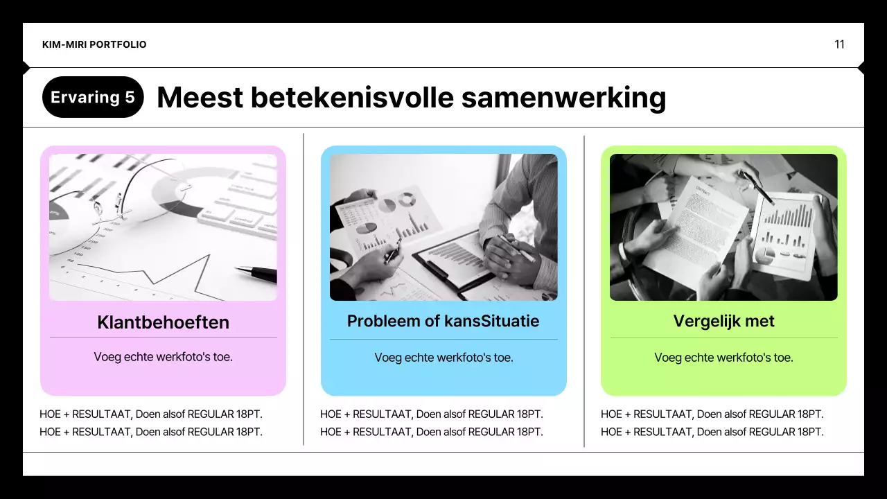 Zwarte minimale portefeuilleportefeuille