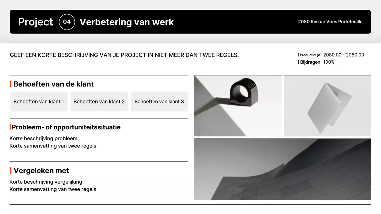 Introductie van de Black Minimal Portfolio