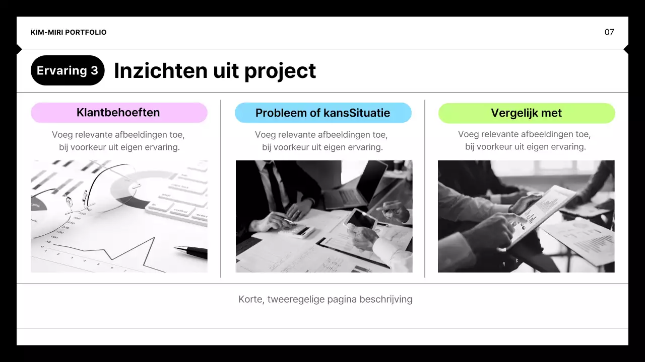 Zwarte minimale portefeuilleportefeuille