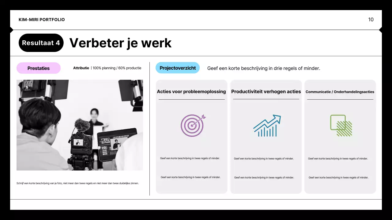 Zwarte minimale portefeuilleportefeuille