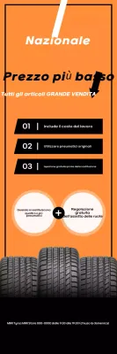 Evento di sconto pneumatici Orange Highlight