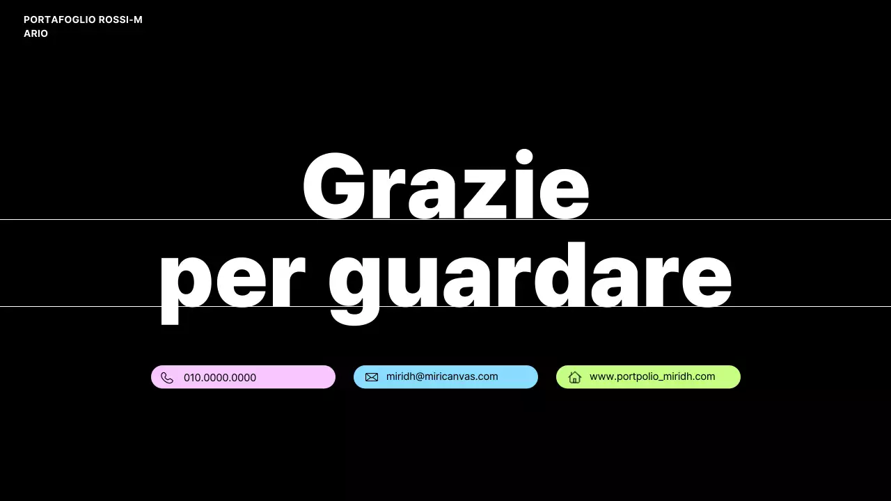 Portafoglio Minimalista Nero