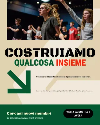 Presentazione del reclutamento dell'University Club