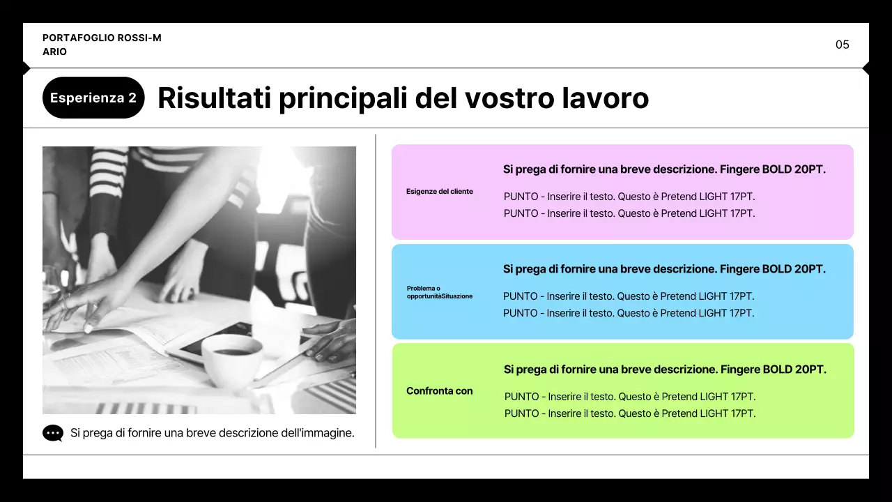 Portafoglio Minimalista Nero