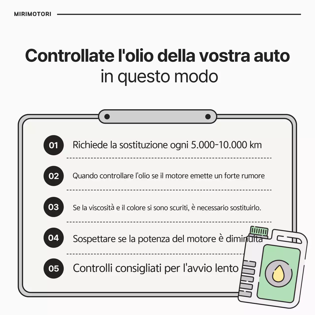 Una semplice guida alla manutenzione dell'auto in bianco e nero
