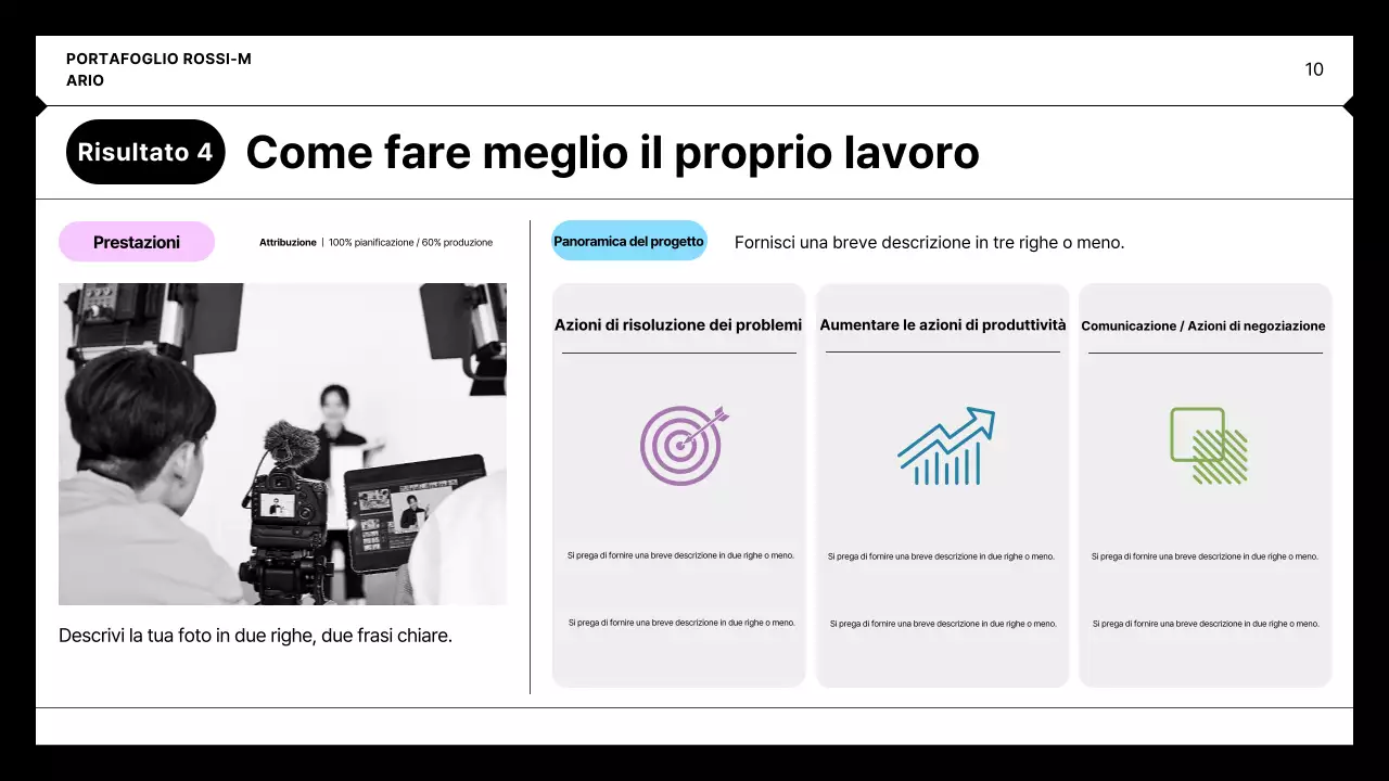 Portafoglio Minimalista Nero