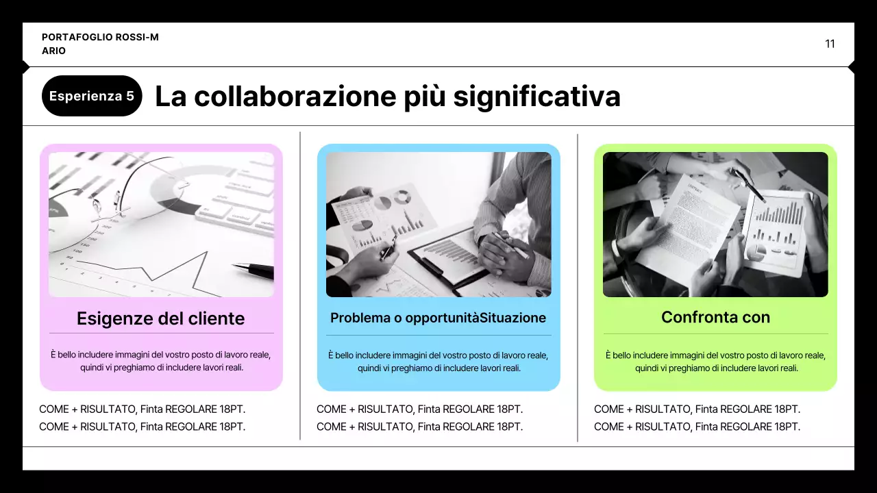 Portafoglio Minimalista Nero