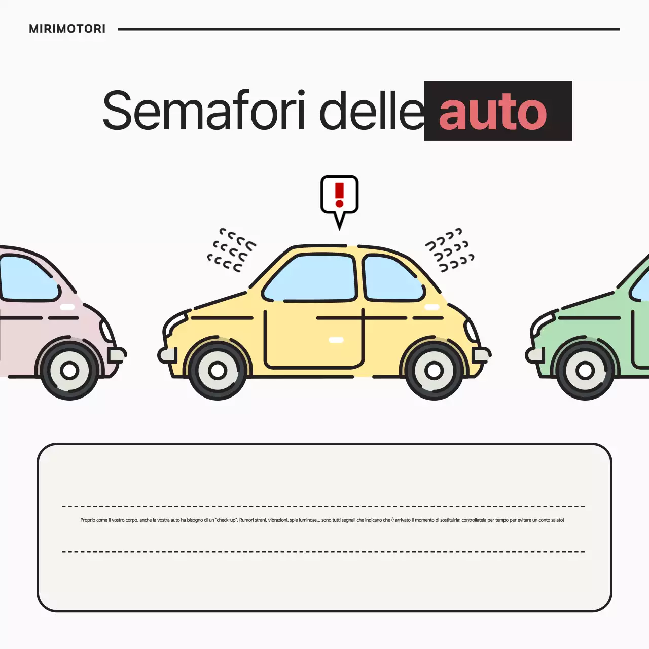 Una semplice guida alla manutenzione dell'auto in bianco e nero